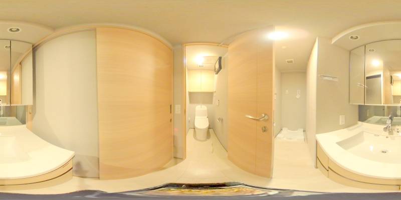 パノラマ画像トイレ