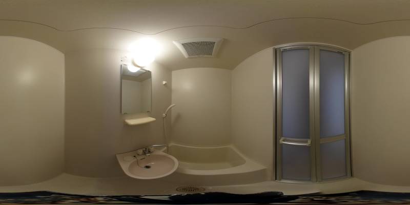 パノラマ画像バスルーム