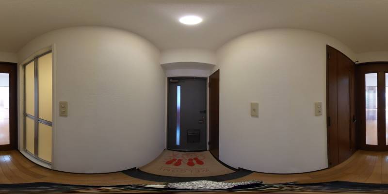 パノラマ画像玄関