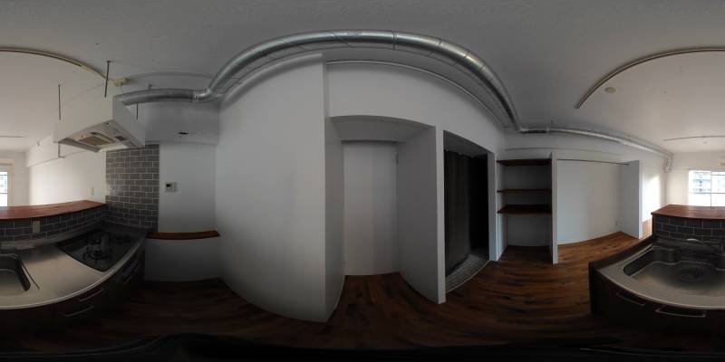 パノラマ画像キッチン