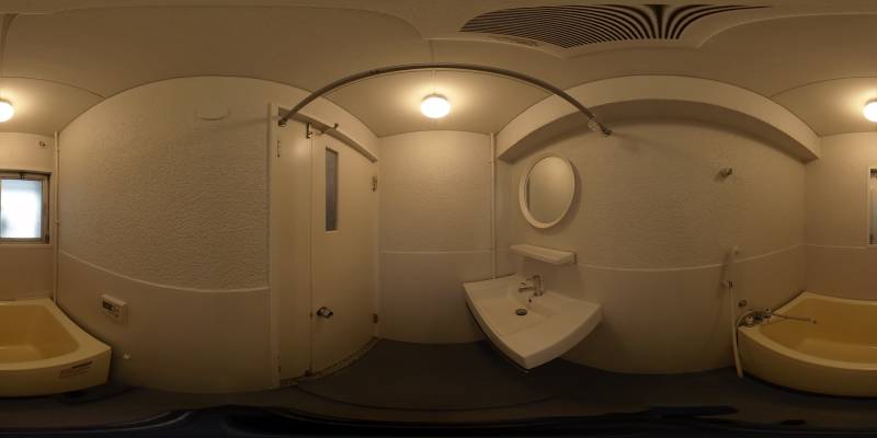 パノラマ画像バスルーム