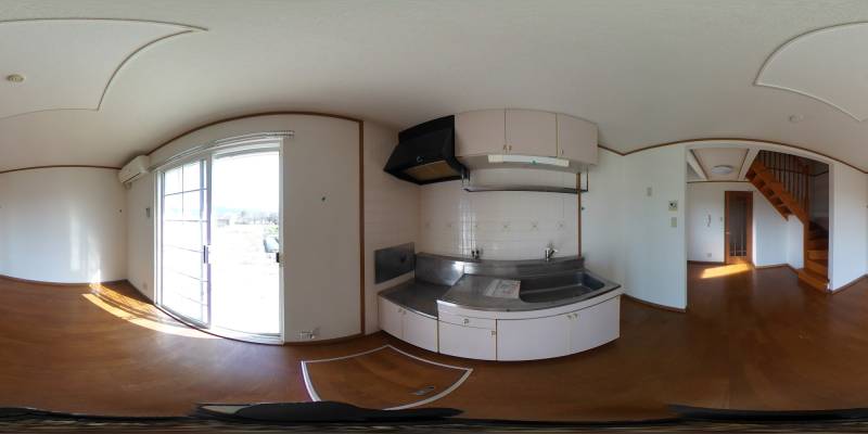 パノラマ画像キッチン