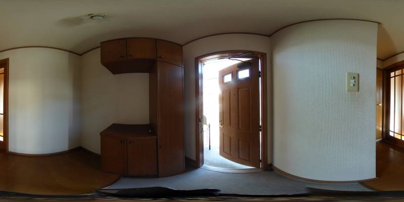 パノラマ画像玄関