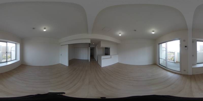 パノラマ画像リビング