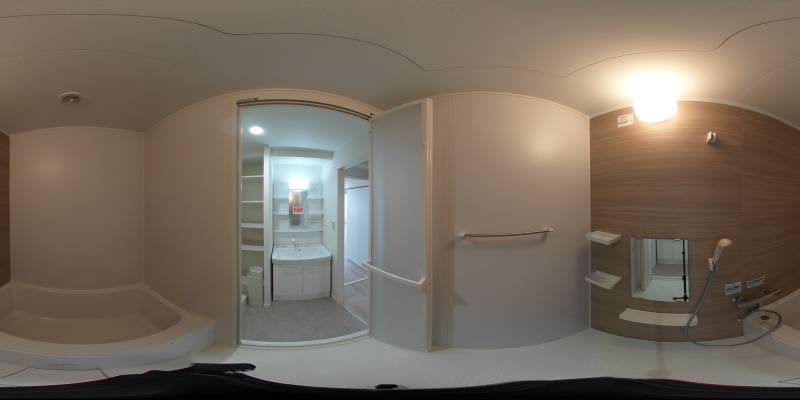 パノラマ画像バスルーム