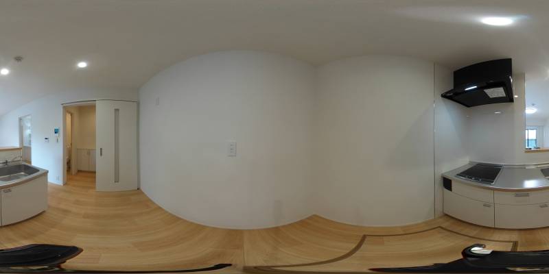 パノラマ画像キッチン