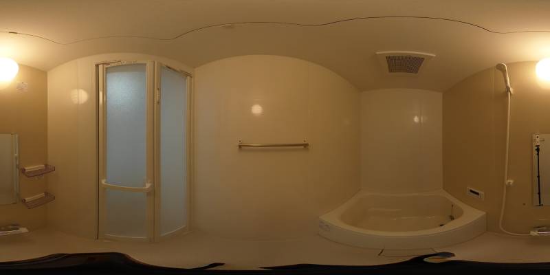 パノラマ画像バスルーム