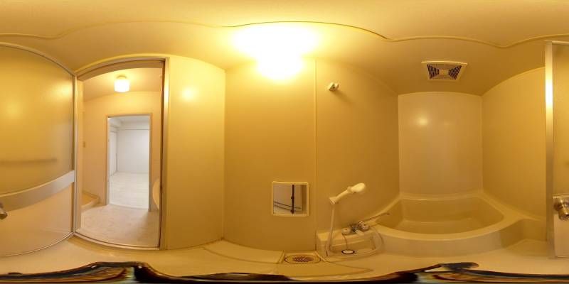 パノラマ画像バスルーム