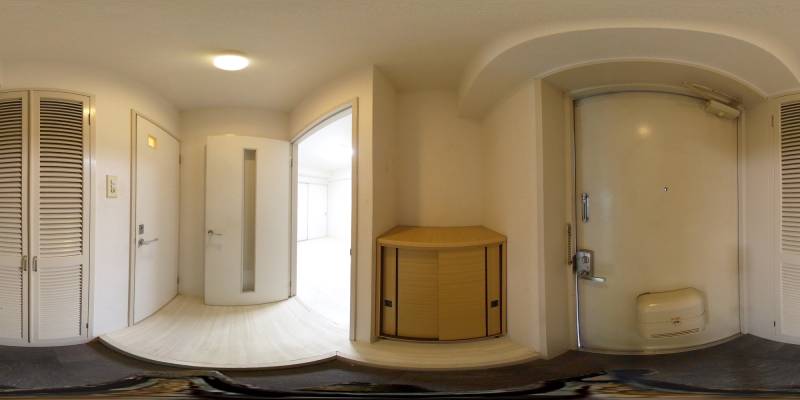 パノラマ画像玄関