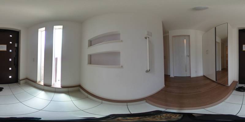 パノラマ画像玄関
