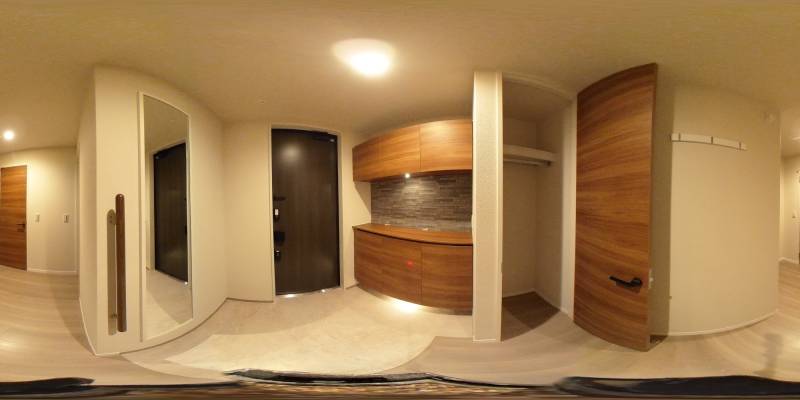 パノラマ画像玄関