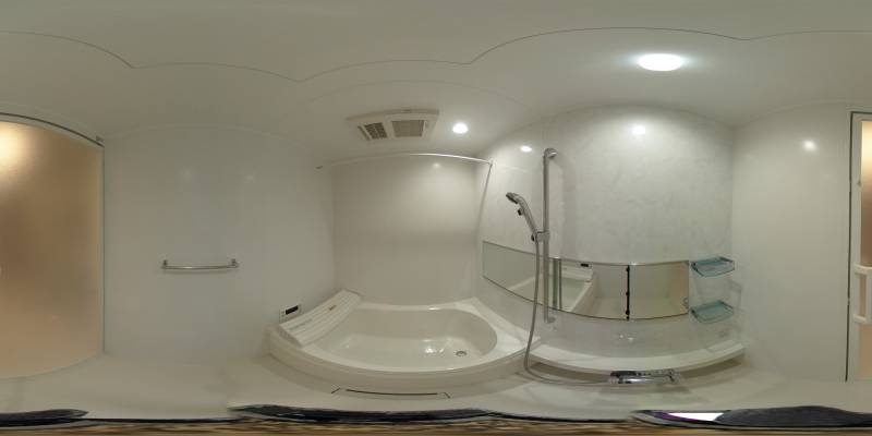 パノラマ画像バスルーム