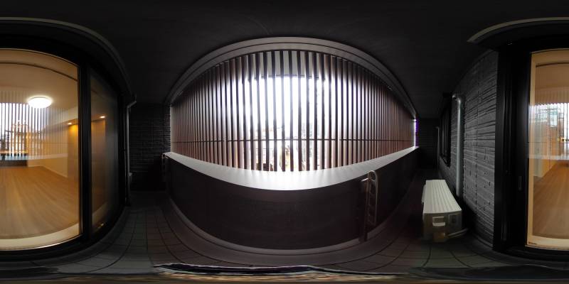 パノラマ画像バルコニー