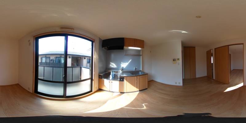 パノラマ画像キッチン