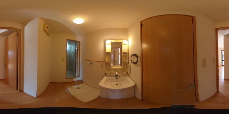 パノラマ画像洗面所