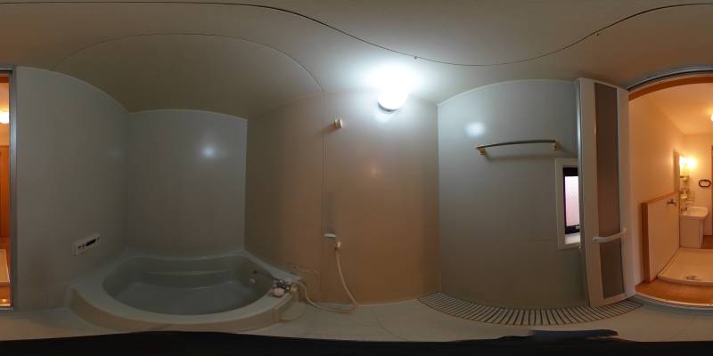 パノラマ画像バスルーム