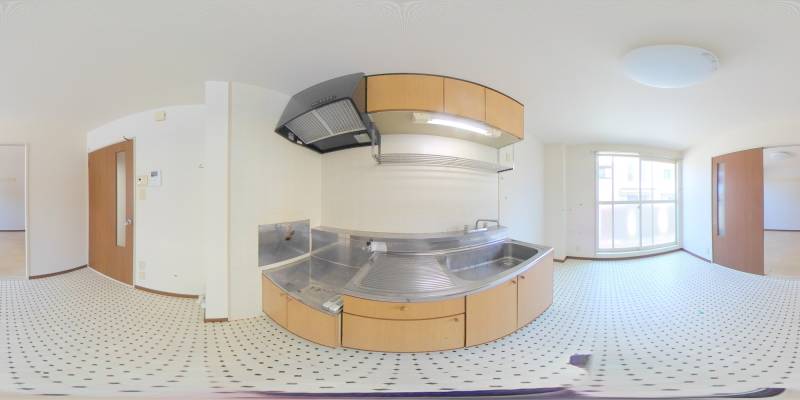 パノラマ画像キッチン