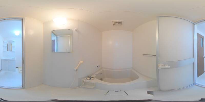 パノラマ画像バスルーム