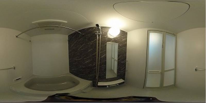 パノラマ画像バスルーム