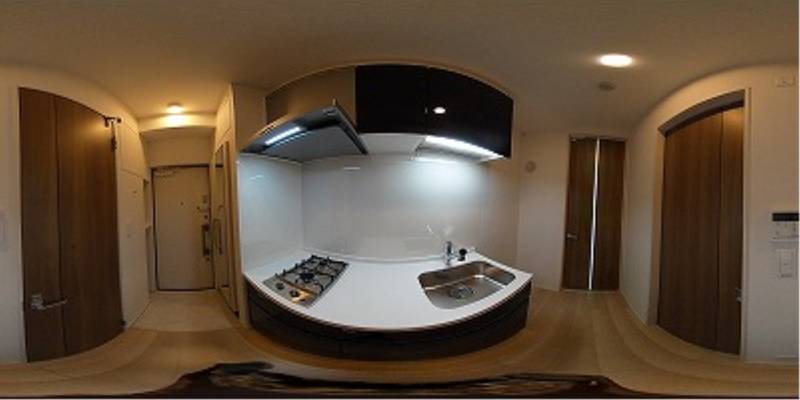 パノラマ画像キッチン