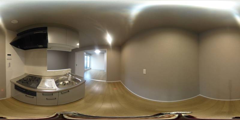 パノラマ画像キッチン