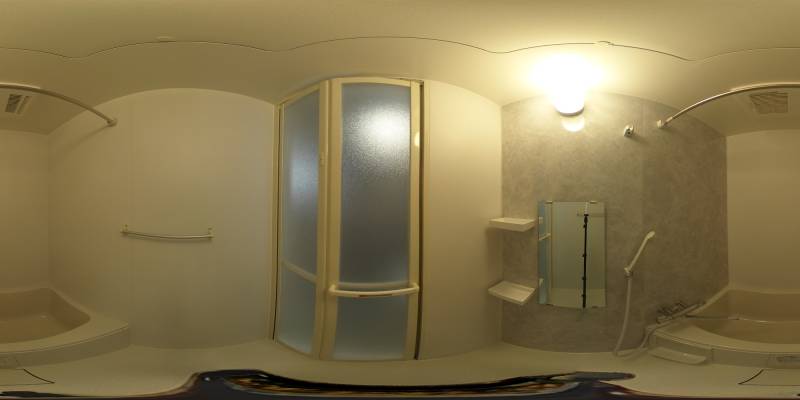 パノラマ画像バスルーム