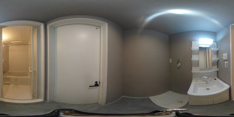 パノラマ画像洗面所