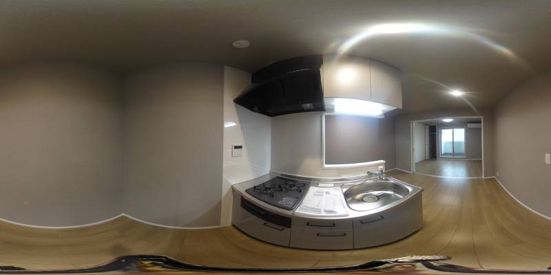 パノラマ画像キッチン