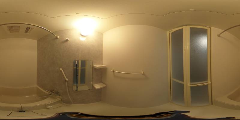 パノラマ画像バスルーム