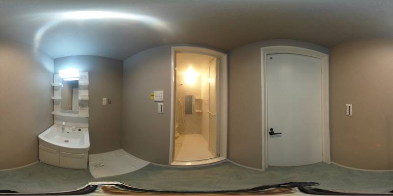 パノラマ画像洗面所