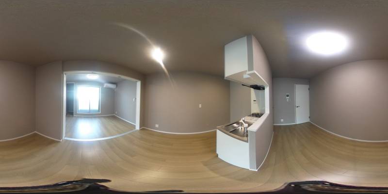 パノラマ画像リビング