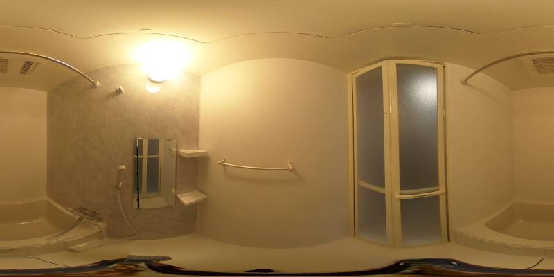 パノラマ画像バスルーム