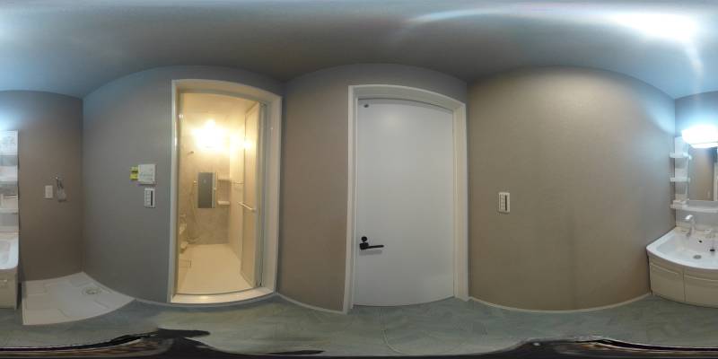 パノラマ画像洗面所