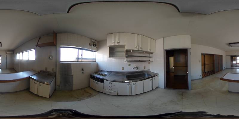 パノラマ画像キッチン