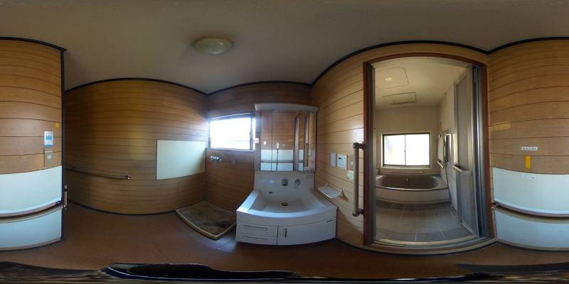 パノラマ画像洗面所