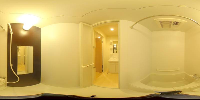 パノラマ画像バスルーム