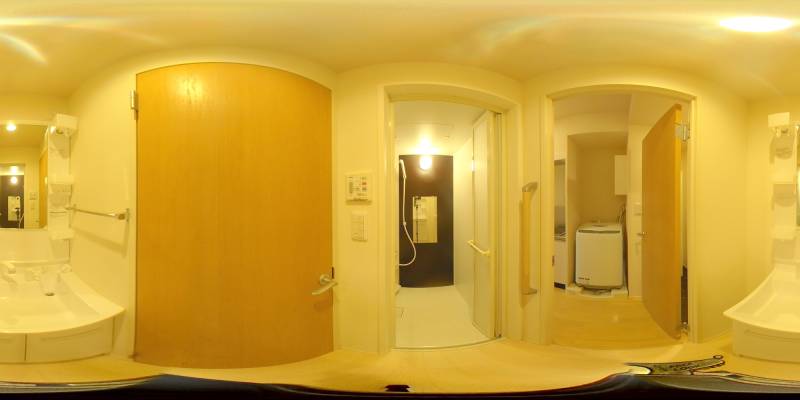 パノラマ画像洗面所