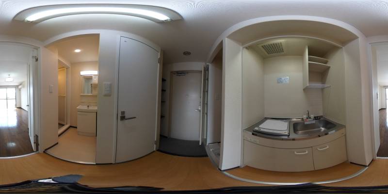 パノラマ画像キッチン