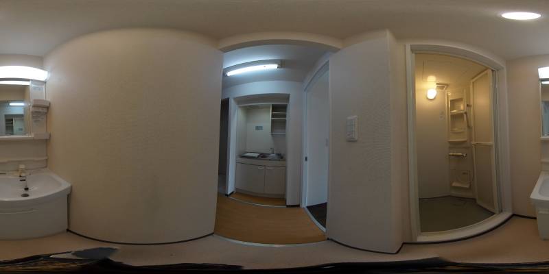 パノラマ画像洗面所
