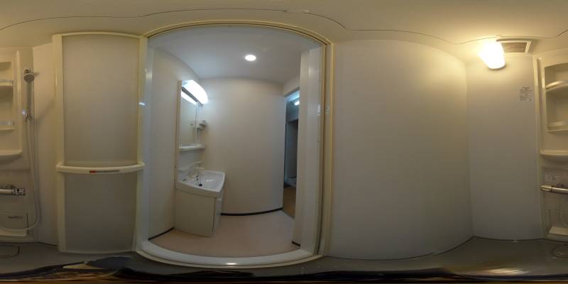 パノラマ画像バスルーム