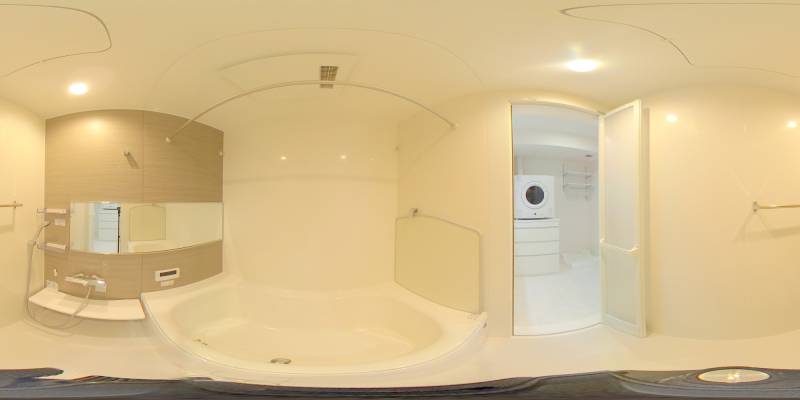 パノラマ画像バスルーム