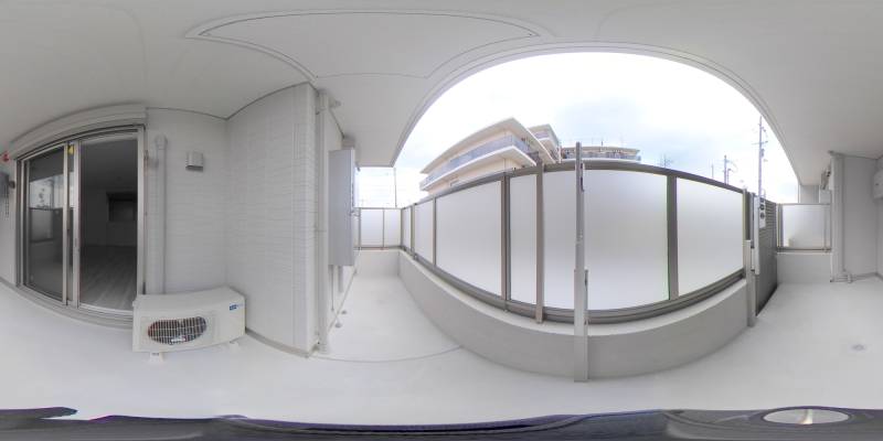 パノラマ画像バルコニー