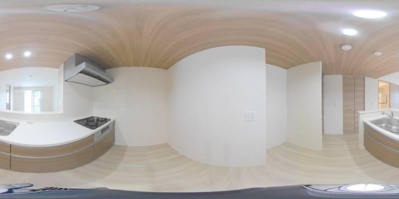 パノラマ画像キッチン