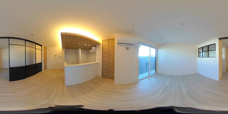 パノラマ画像リビング