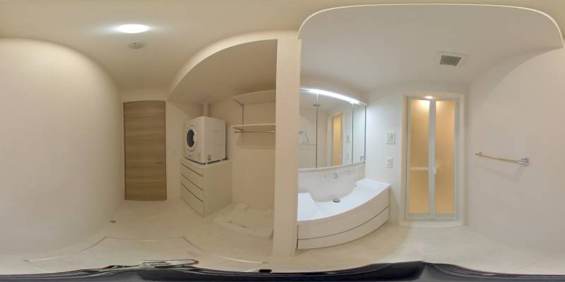 パノラマ画像洗面所