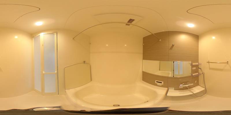 パノラマ画像バスルーム