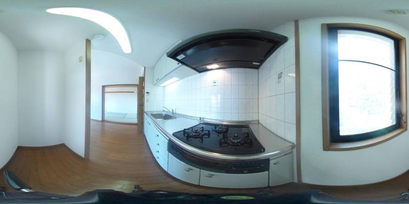 パノラマ画像キッチン