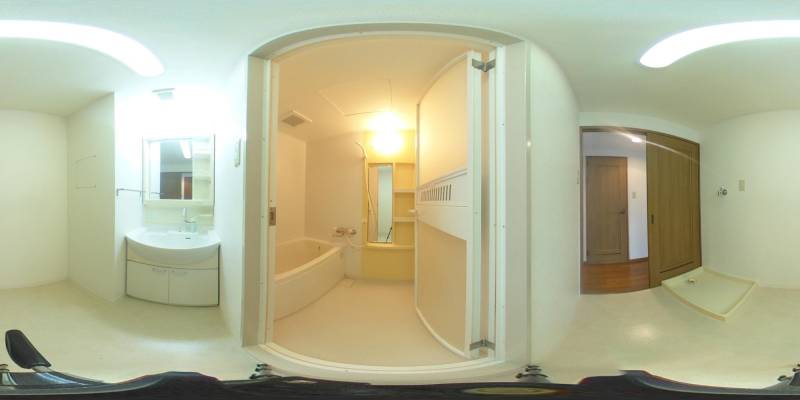 パノラマ画像バスルーム