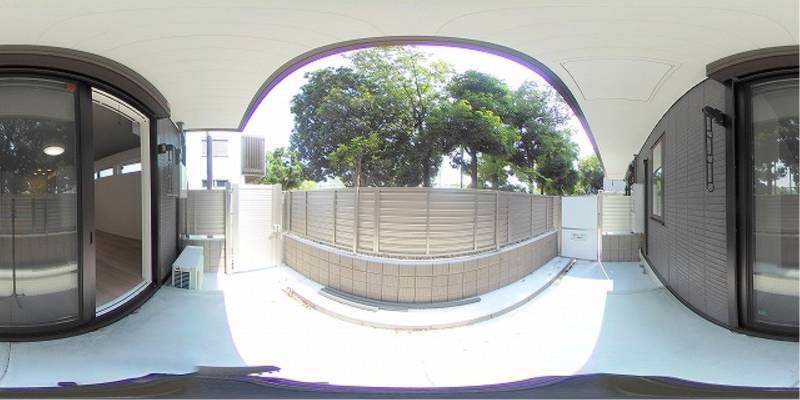 パノラマ画像バルコニー