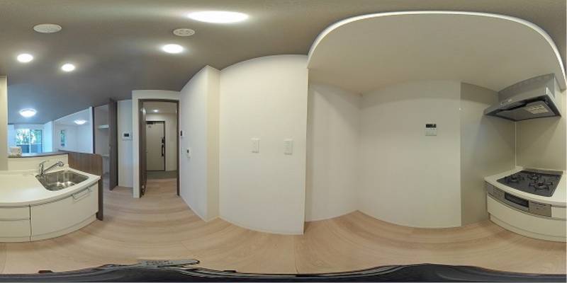 パノラマ画像キッチン